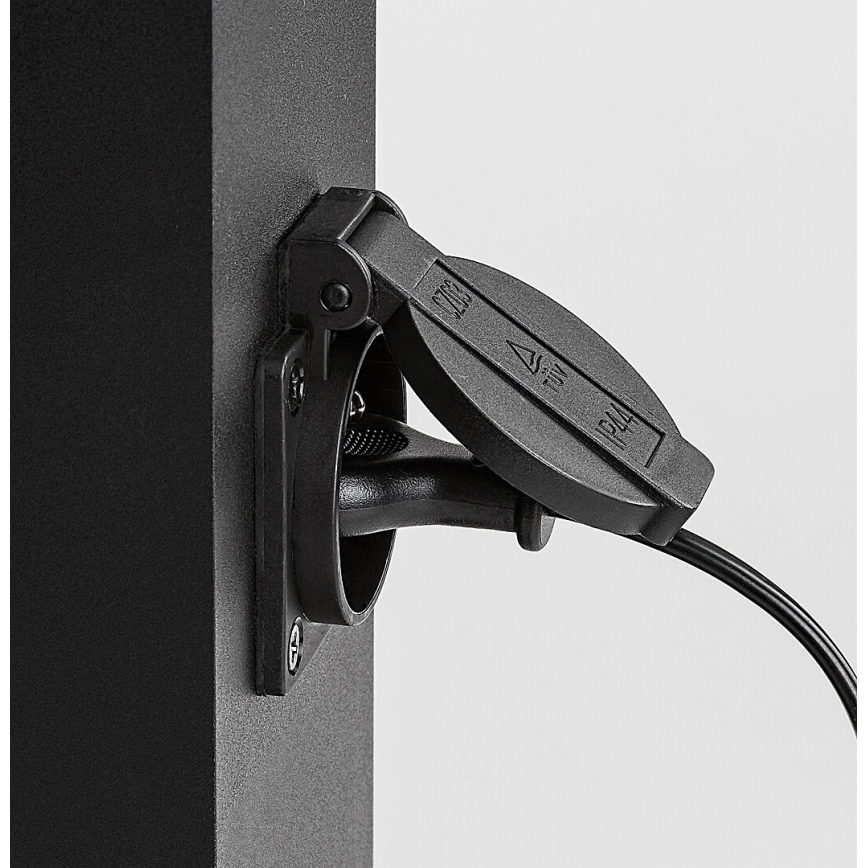 Rabalux - Λάμπα εξωτερικού χώρου με πρίζα 1xE27/12W/230V IP44