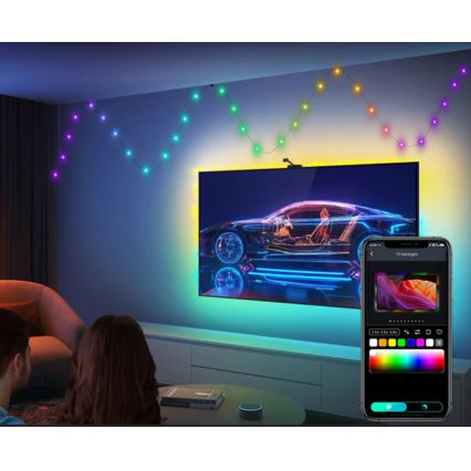 Rabalux - Ταινία LED RGB LED/3,2W/5V 10m IP44 Wi-Fi + τηλεχειριστήριο