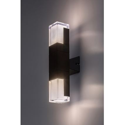 Rabalux - Επιτοίχιο φωτιστικό εξωτερικού χώρου LED LED/12W/230V 2700/4000/6000K IP54