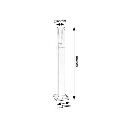 Rabalux - Φωτιστικό LED εξωτερικού χώρου LED/7W/230V IP54