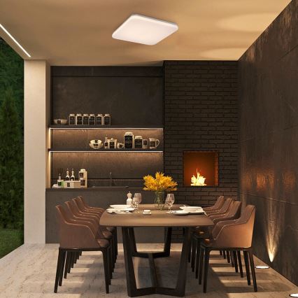 Rabalux - LED Φωτιστικό οροφής μπάνιου LED/36W/230V 3000/4000/6000K IP44 41x41 cm