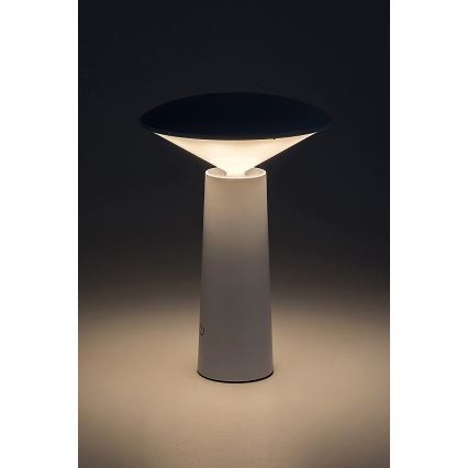 Rabalux - LED Dimmable επαναφορτιζόμενο επιτραπέζιο φωτιστικό αφής POLPERRO LED/3W/3,7V 1200mAh λευκό