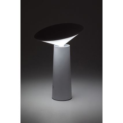 Rabalux - LED Dimmable επαναφορτιζόμενο επιτραπέζιο φωτιστικό αφής POLPERRO LED/3W/3,7V 1200mAh λευκό
