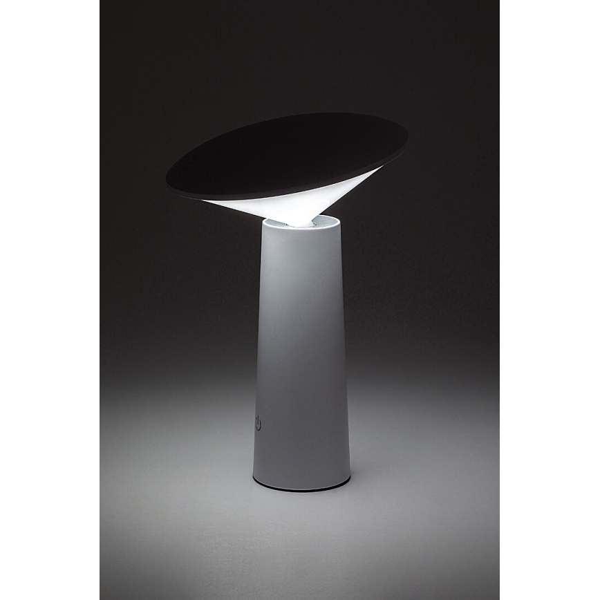Rabalux - LED Dimmable επαναφορτιζόμενο επιτραπέζιο φωτιστικό αφής POLPERRO LED/3W/3,7V 1200mAh λευκό