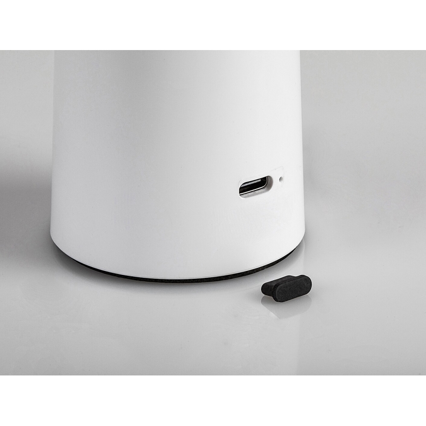Rabalux - LED Dimmable επαναφορτιζόμενο επιτραπέζιο φωτιστικό αφής POLPERRO LED/3W/3,7V 1200mAh λευκό