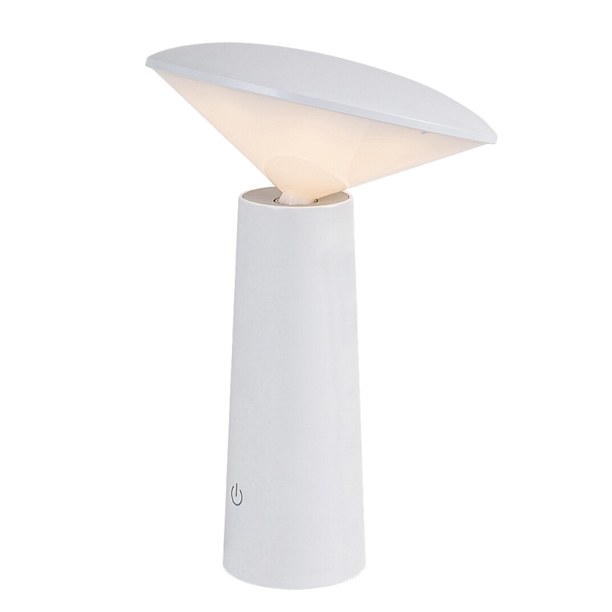 Rabalux - LED Dimmable επαναφορτιζόμενο επιτραπέζιο φωτιστικό αφής POLPERRO LED/3W/3,7V 1200mAh λευκό