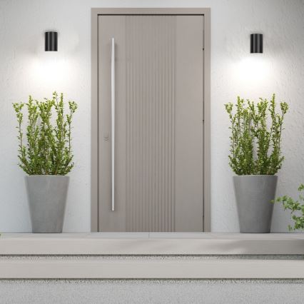 Rabalux - Επιτοίχιο φωτιστικό εξωτερικού χώρου LED LED/9W/230V 2700/4000/6500K IP65 μαύρο