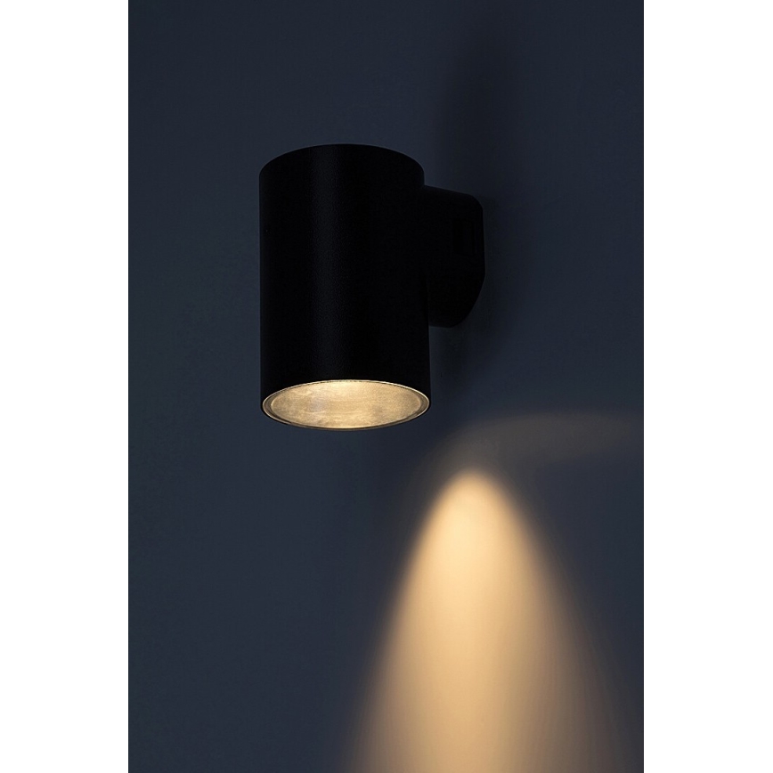 Rabalux - Επιτοίχιο φωτιστικό εξωτερικού χώρου LED LED/9W/230V 2700/4000/6500K IP65 μαύρο
