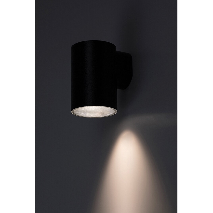 Rabalux - Επιτοίχιο φωτιστικό εξωτερικού χώρου LED LED/9W/230V 2700/4000/6500K IP65 μαύρο