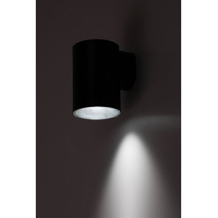 Rabalux - Επιτοίχιο φωτιστικό εξωτερικού χώρου LED LED/9W/230V 2700/4000/6500K IP65 μαύρο