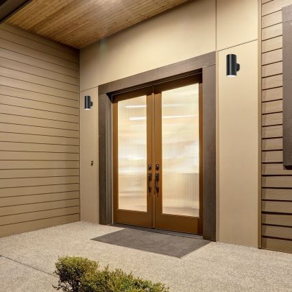 Rabalux - Επιτοίχιο φωτιστικό εξωτερικού χώρου LED LED/18W/230V 2700/4000/6500K IP65 μαύρο