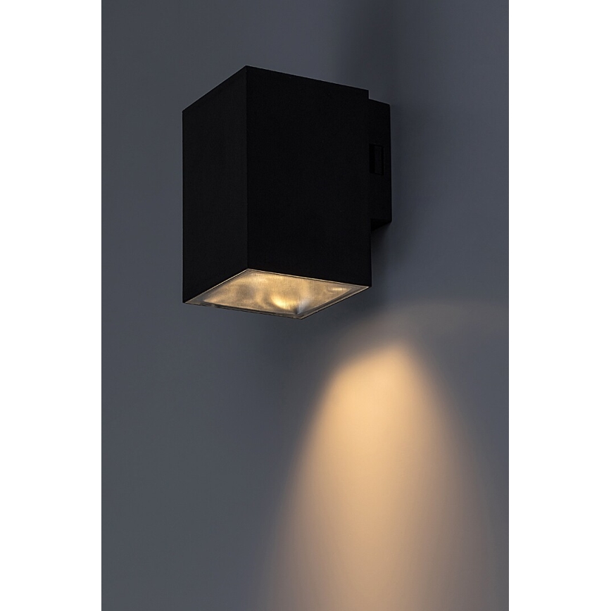Rabalux - Επιτοίχιο φωτιστικό εξωτερικού χώρου LED LED/9W/230V 2700/4000/6500K IP65 μαύρο