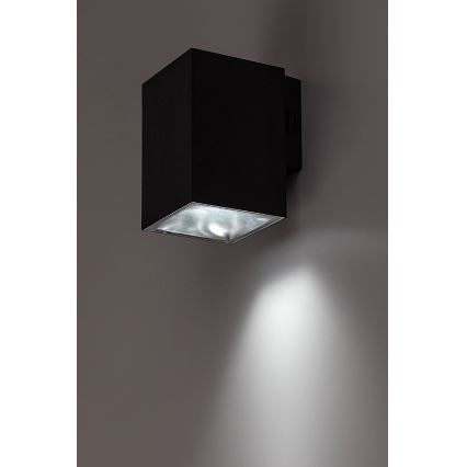 Rabalux - Επιτοίχιο φωτιστικό εξωτερικού χώρου LED LED/9W/230V 2700/4000/6500K IP65 μαύρο