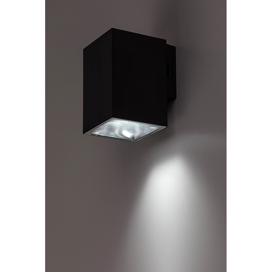 Rabalux - Επιτοίχιο φωτιστικό εξωτερικού χώρου LED LED/9W/230V 2700/4000/6500K IP65 μαύρο