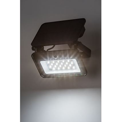 Rabalux - LED Ηλιακός προβολέας με αισθητήρα LED/6W/3,7V 3000/4000/6500K IP65 2200 mAh