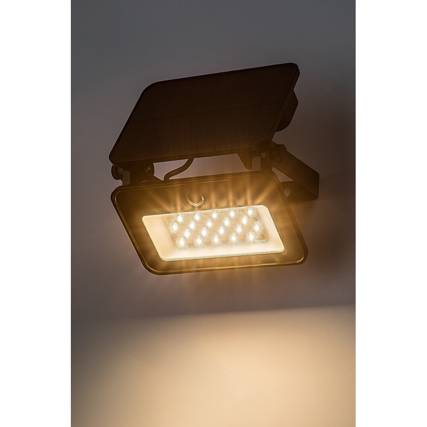 Rabalux - Ηλιακός προβολέας LED με αισθητήρα LED/6W/3,7V 3000/4000/6500K IP65