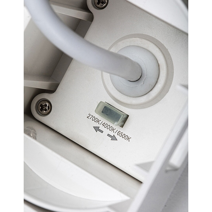 Rabalux - Επιτοίχιο φωτιστικό εξωτερικού χώρου LED LED/9W/230V 2700/4000/6500K IP65 λευκό