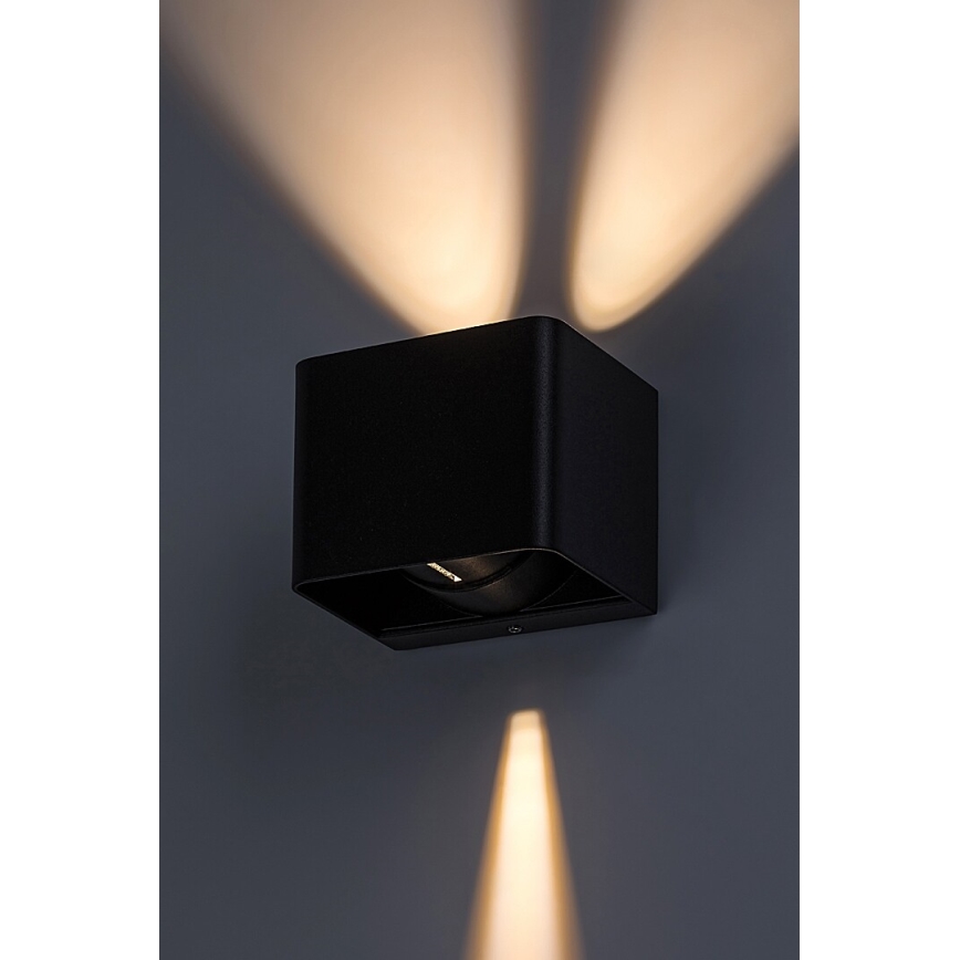 Rabalux - Επιτοίχιο φωτιστικό εξωτερικού χώρου LED LED/10W/230V IP54 μαύρο