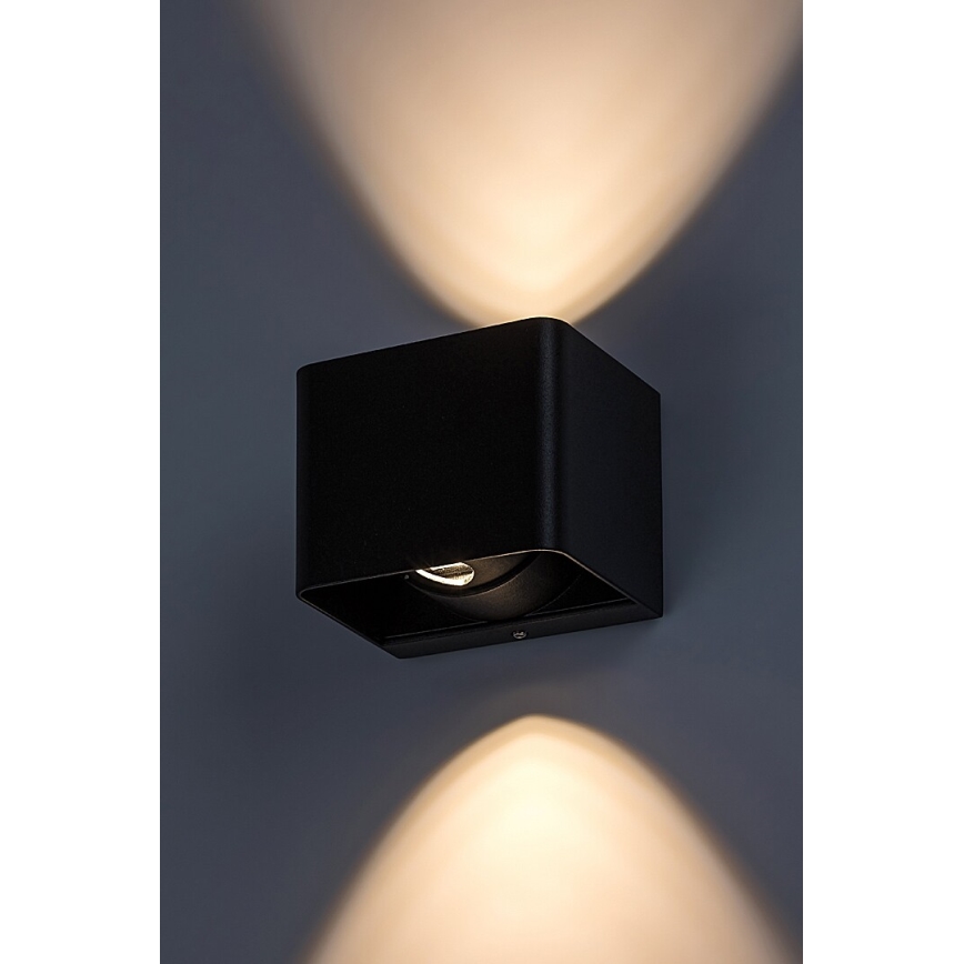Rabalux - Επιτοίχιο φωτιστικό εξωτερικού χώρου LED LED/10W/230V IP54 μαύρο