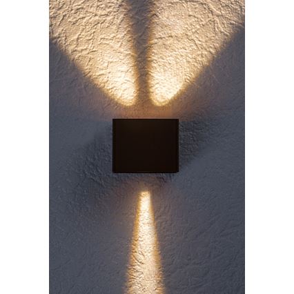 Rabalux - Επιτοίχιο φωτιστικό εξωτερικού χώρου LED LED/10W/230V IP54 καφέ