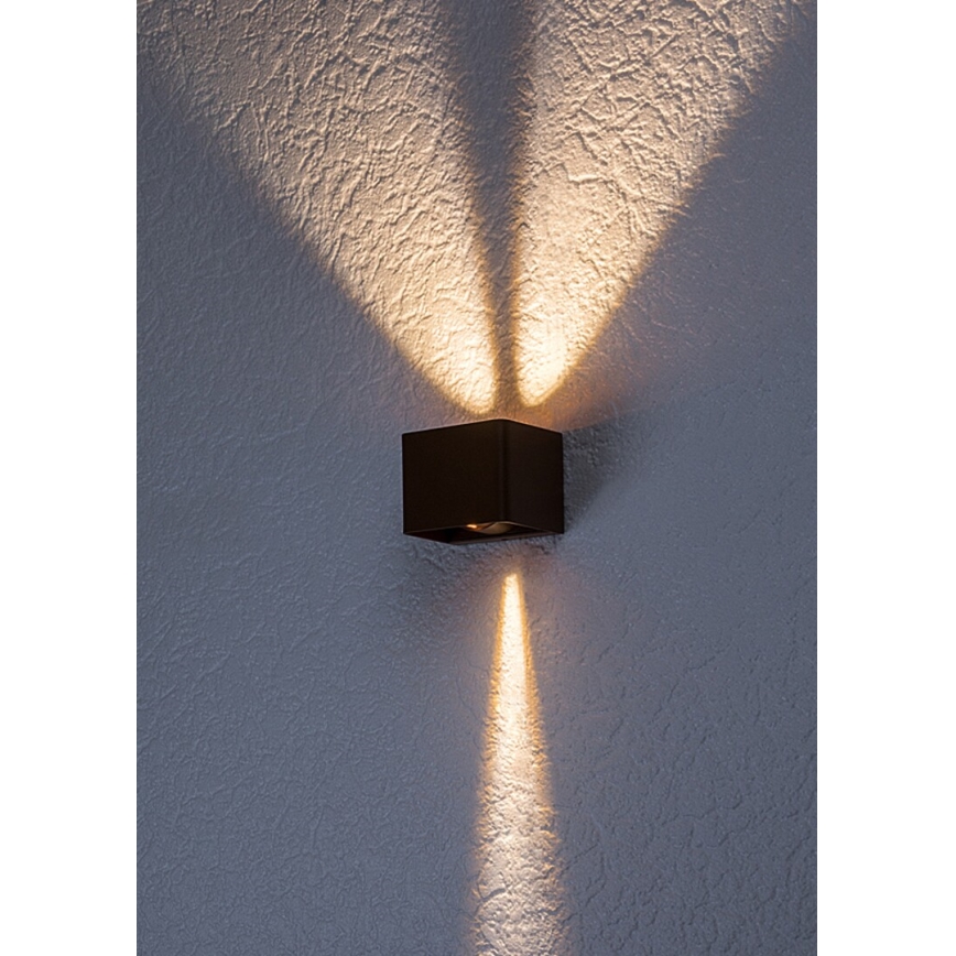 Rabalux - Επιτοίχιο φωτιστικό εξωτερικού χώρου LED LED/10W/230V IP54 καφέ