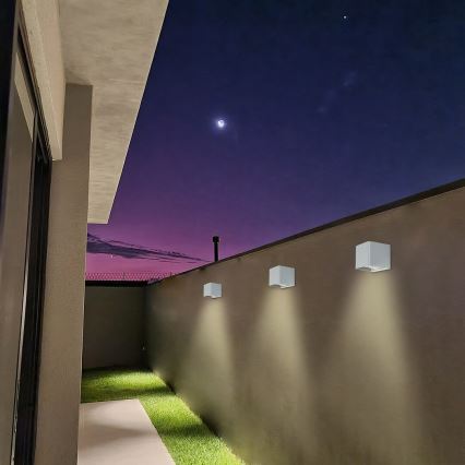 Rabalux - Επιτοίχιο φωτιστικό εξωτερικού χώρου LED LED/10W/230V IP54 γκρι