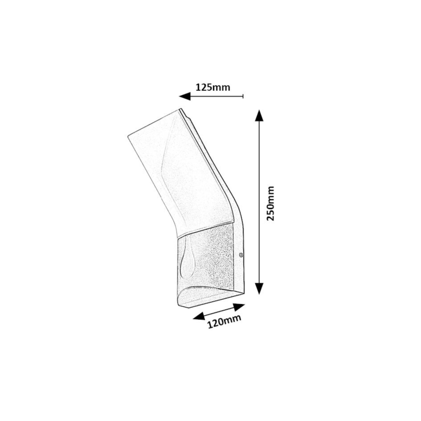 Rabalux - Επιτοίχιο φωτιστικό εξωτερικού χώρου LED LED/10W/230V IP54