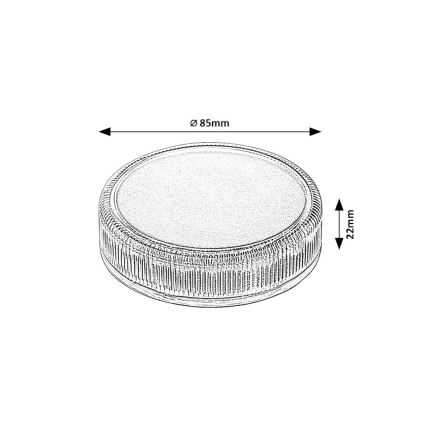 Rabalux - Ηλιακό φωτιστικό LED LED/0,3W/1,2V 800mAh IP65