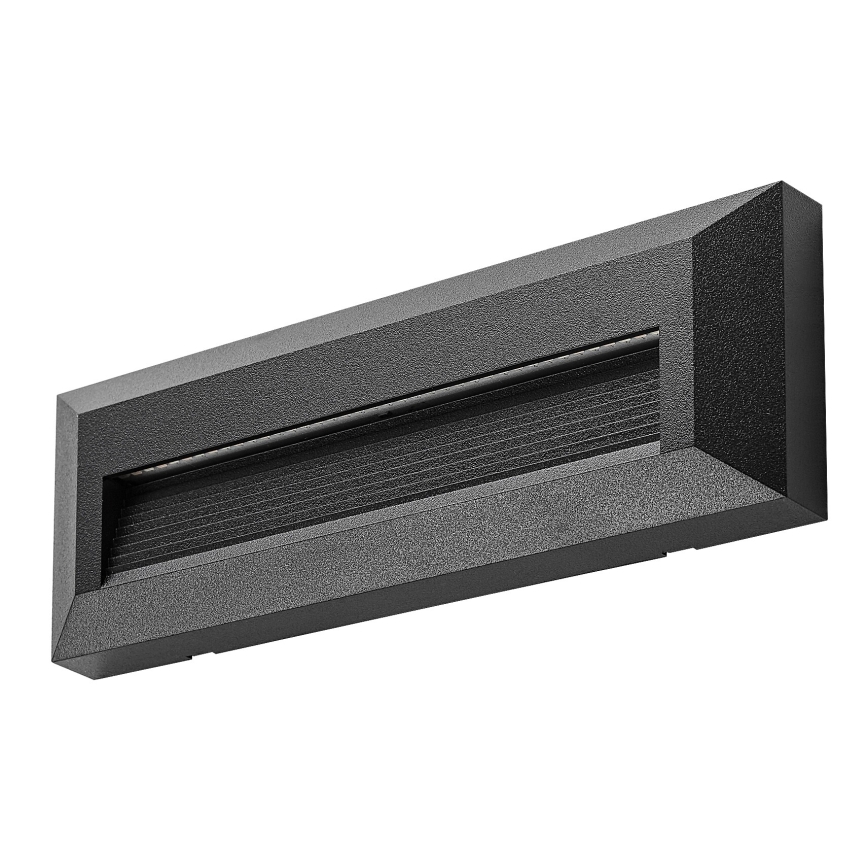 Rabalux - Επιτοίχιο εξωτερικό φωτιστικό LED/6W/230V IP65 μαύρο