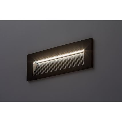 Rabalux - Εξωτερικό επιτοίχιο φωτιστικό LED/6W/230V IP65 μαύρο