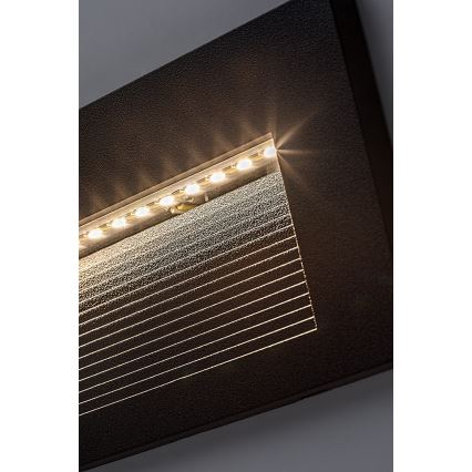 Rabalux - Εξωτερικό επιτοίχιο φωτιστικό LED/6W/230V IP65 μαύρο