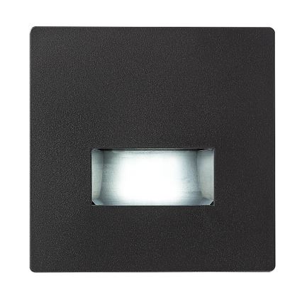 Rabalux - LED φωτιστικό σκάλας LED/1W/230V 3000/4500/6500K μαύρο