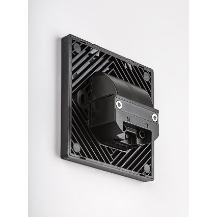 Rabalux - LED φωτιστικό σκάλας LED/1W/230V 3000/4500/6500K μαύρο