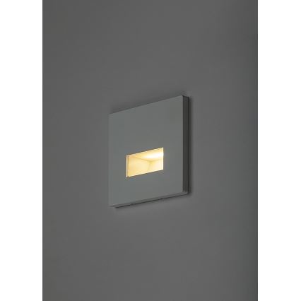 Rabalux - LED φωτιστικό σκάλας LED/1W/230V 3000/4500/6500K λευκό