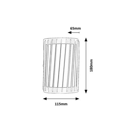 Rabalux - Επιτοίχιο φωτιστικό εξωτερικού χώρου LED/6W/230V IP54