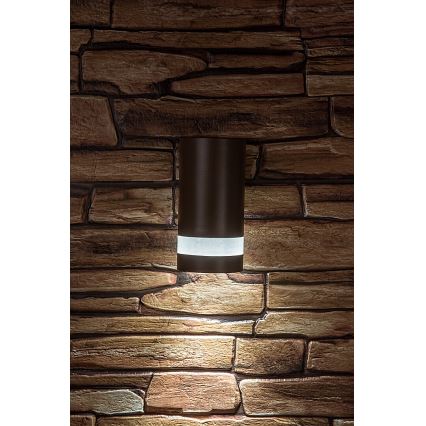 Rabalux - Επιτοίχιο εξωτερικό φωτιστικό LED/9W/230V IP65 καφέ