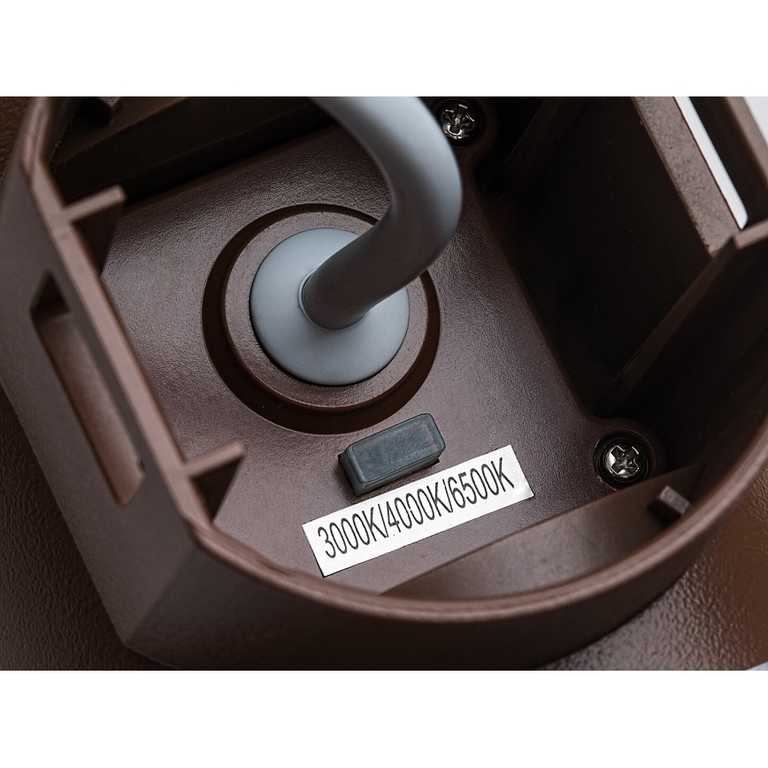 Rabalux - LED Εξωτερικό επιτοίχιο φωτιστικό LED/16W/230V IP65 καφέ