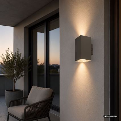 Rabalux - Εξωτερικό επιτοίχιο φωτιστικό LED/18W/230V 2700/4000/6500K IP65