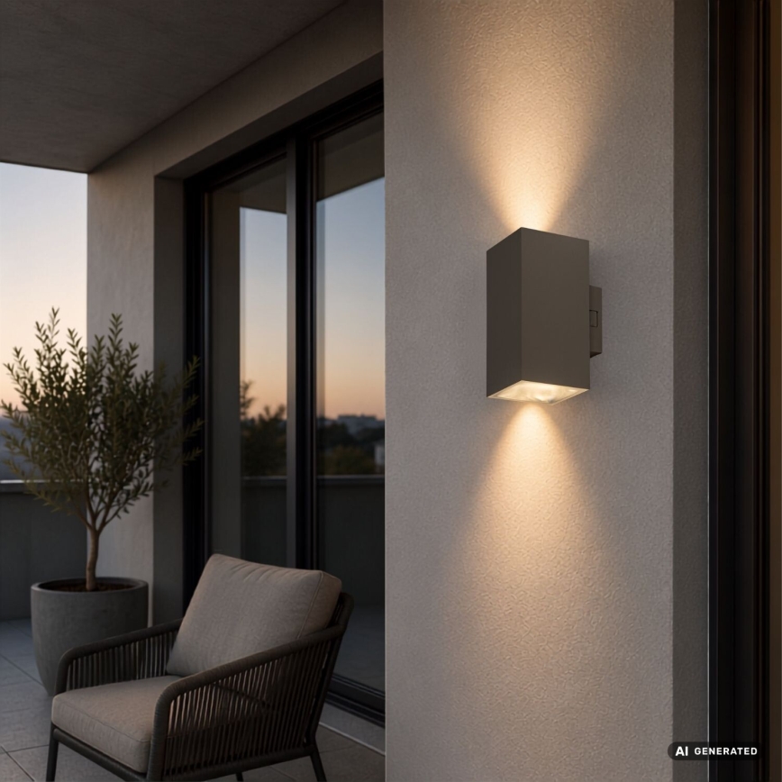 Rabalux - Εξωτερικό επιτοίχιο φωτιστικό LED/18W/230V 2700/4000/6500K IP65