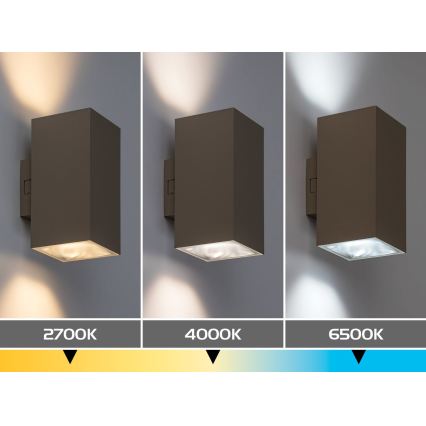 Rabalux - Εξωτερικό επιτοίχιο φωτιστικό LED/18W/230V 2700/4000/6500K IP65