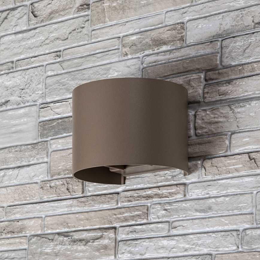 Rabalux - Εξωτερικό επιτοίχιο φωτιστικό LED/5W/230V 2700/4000/6500K IP54 μπεζ