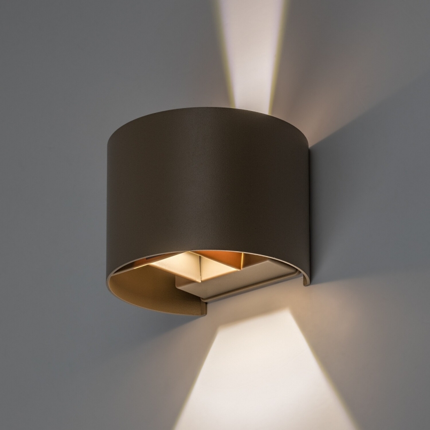 Rabalux - Εξωτερικό επιτοίχιο φωτιστικό LED/5W/230V 2700/4000/6500K IP54 μπεζ