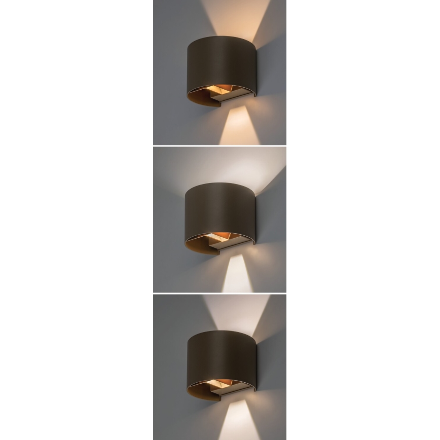 Rabalux - Εξωτερικό επιτοίχιο φωτιστικό LED/5W/230V 2700/4000/6500K IP54 μπεζ