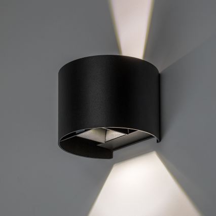 Rabalux - Εξωτερικό επιτοίχιο φωτιστικό LED/5W/230V 2700/4000/6500K IP54 μαύρο