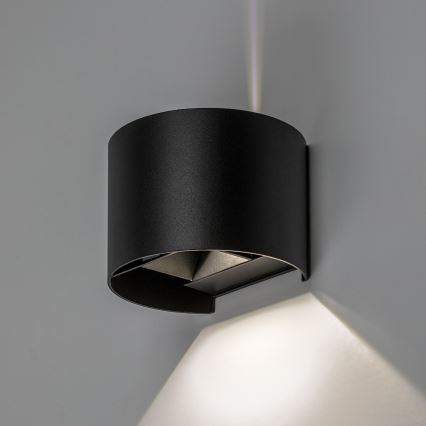 Rabalux - Εξωτερικό επιτοίχιο φωτιστικό LED/5W/230V 2700/4000/6500K IP54 μαύρο
