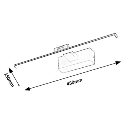 Rabalux - Φωτιστικό πίνακα LED LED/8W/230V 3000K 45 cm