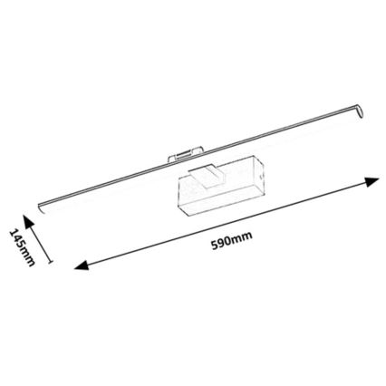 Rabalux - Φωτιστικό πίνακα LED LED/12W/230V 3000K 59 cm