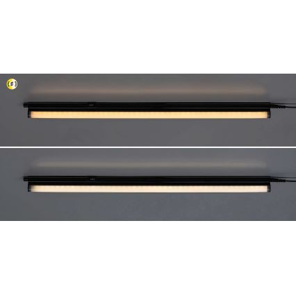 Rabalux - Φωτιστικό πάγκου κουζίνας LED LED/16W/230V 3000/4000K μαύρο
