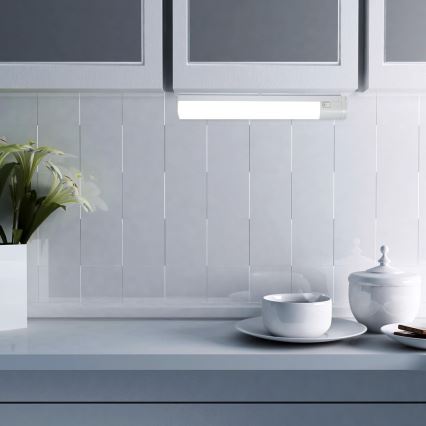 Rabalux - LED φωτιστικό κάτω ντουλάπι με πρίζα LED/17W/230V 4000K IP44 λευκό 57 εκ.