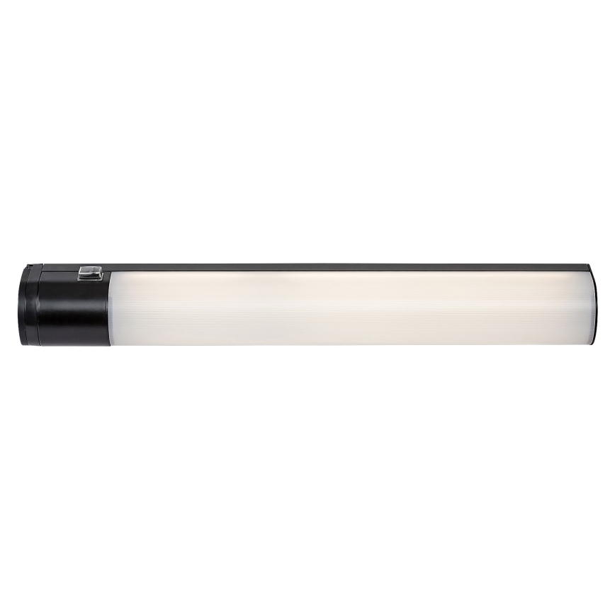 Rabalux - LED φωτιστικό κάτω ντουλάπι με πρίζα LED/17W/230V 4000K IP44 μαύρο 57 εκ.